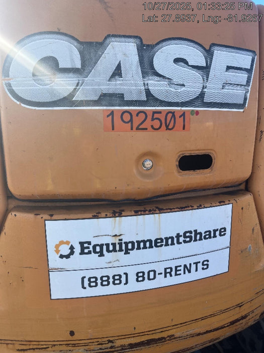 2015 Case CX80C CLOSED CAB, A/C,RUBBER TRACKS PADS,7'-2" ARM,THUMB