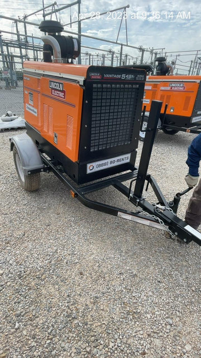 2022 Lincoln Electric Vantage 549X Crosslink Technology, Trailer Mounted, ES Decals, T3