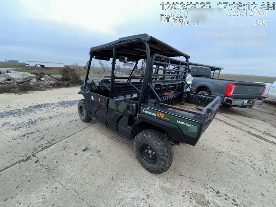 Kawasaki Mule PRO-DXT Movement Alarm, Beacon, Hard Top, ES Track Hardware