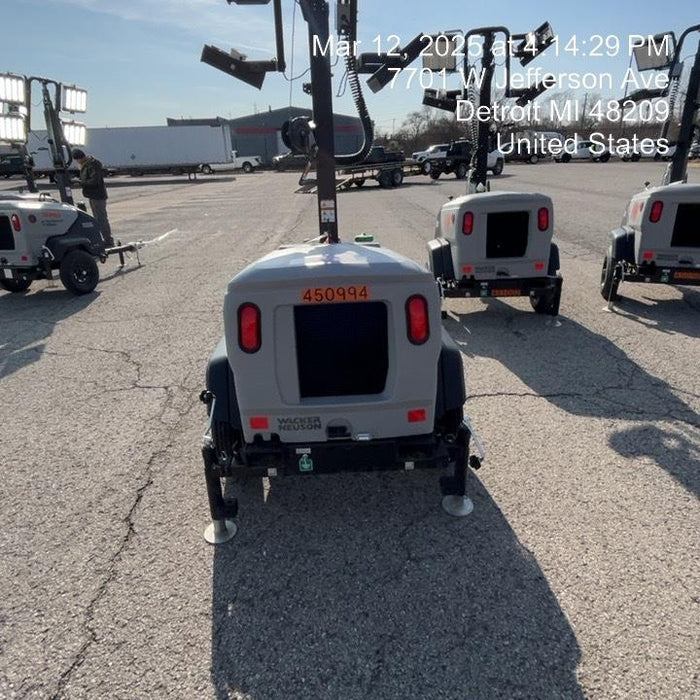 2024 Wacker Neuson LTT4 Diesel, Kohler KDW702, Deep Sea Controller, Auto Start, LED 320W, Bypass Outlet, T3