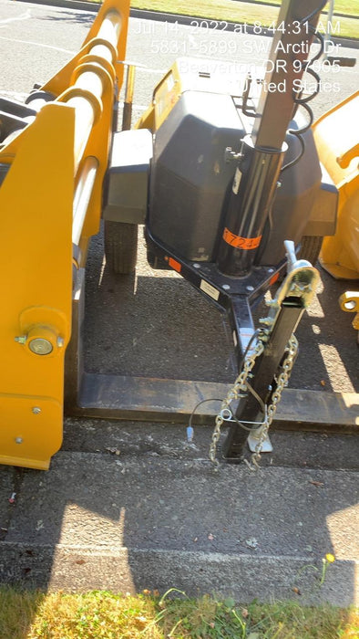 2021 Allmand NLV3GR (4) LED Light Fixture 350W, 23' Vertical Mast, 3kW Prime, Towable, Deep Sea L401, Leveling Jacks, Yanmar T4F 5.8hp