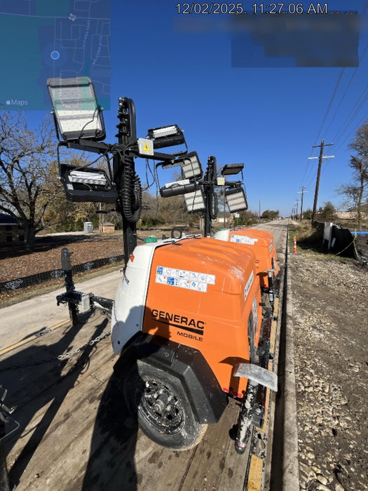 2024 Generac MLT2 Diesel, Flex Switch 120V Input, Powerzone Controller, 
(4) 320W LED Lights, 4kW Generator, 39.9 Gal Fuel Tank, 2" Ball, T3