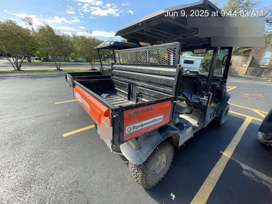 2019 Kubota RTV-X1140W-H 4wd Utility Cart, 4 Seat, Diesel, LED Strobe, Windshield Tempered Glass, Plastic Canopy, Wire Harness Kit, Backup Alarm