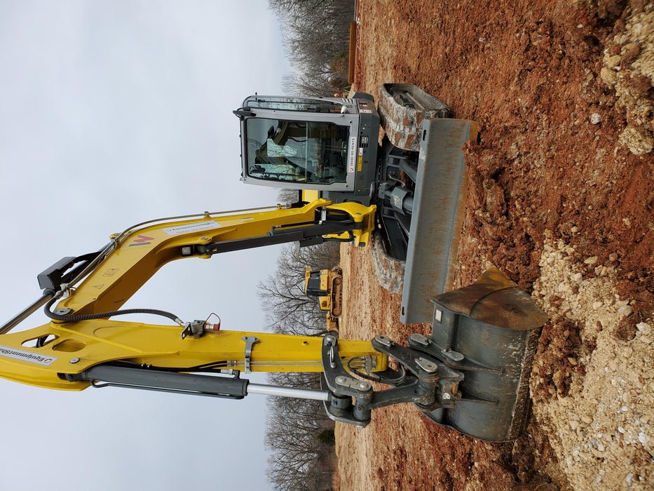 Wacker Neuson ET90 Cab, Long Dipperstick, Track, Bucket
