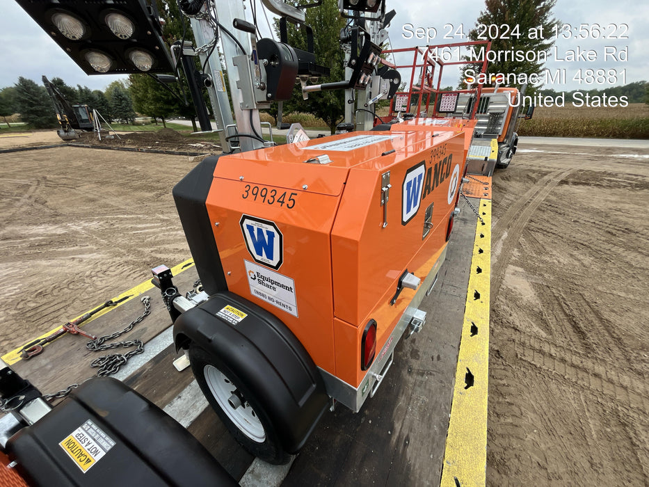 2024 Wanco WLTT-4MM4K Diesel, Deep Sea Controller, Shore Power Plug, Auto Start, (4) 350W LED Floodlights, 4kW Generator, 60 Gal Fuel Tank, 2" Ball, T3