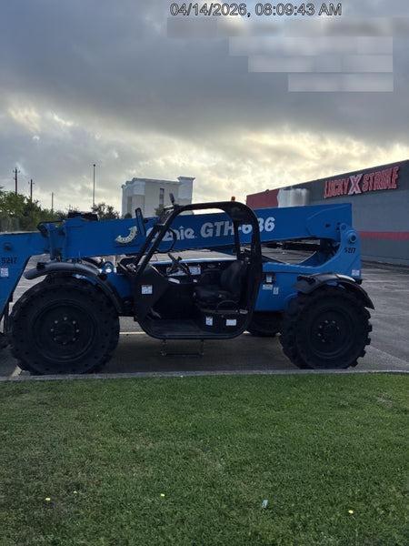 2017 Genie GTH-636 Genie GTH636, Solid RT Tires, T4F, worklights (LED, rear), Open ROPS