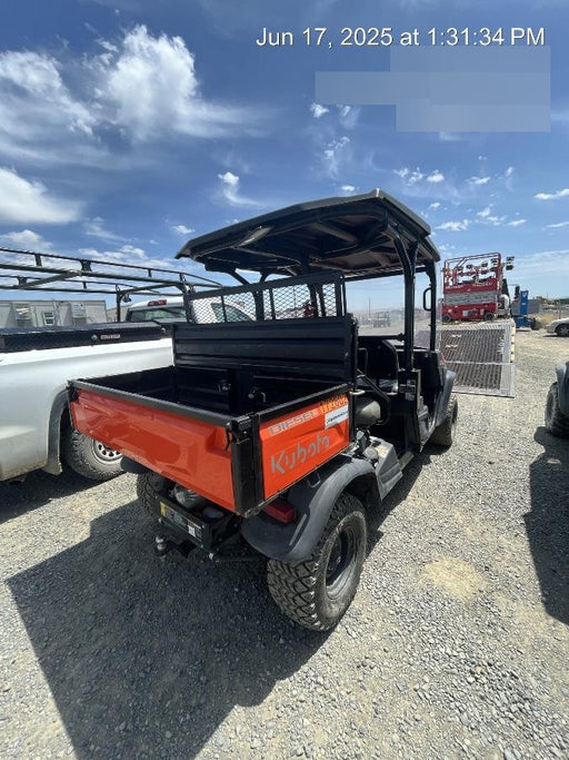 2022 Kubota RTV-X1140W-H Plastic Canopy, Windshield Acrylic Clear, LED Strobe Light, Wire Harness Kit, Back up Alarm