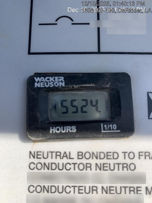 2019 Wacker Neuson LTV6L-MH Wacker Neuson LTV6 Standard Options, ES Track Hardware, Fuel Level Sensor