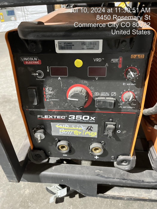 2023 LINCOLN ELECTRIC FLEXTEC 350X