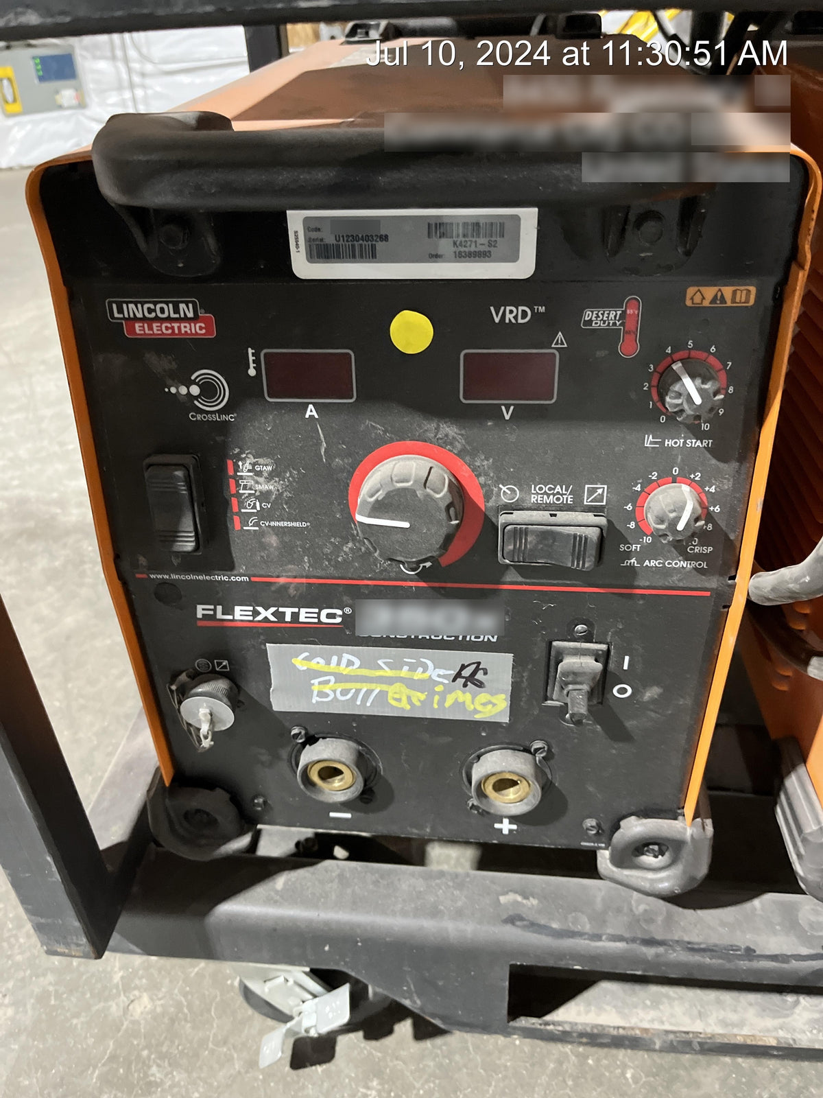 2023 LINCOLN ELECTRIC FLEXTEC 350X