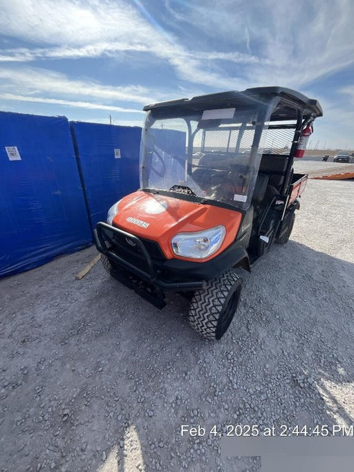 2022 Kubota RTV-X1140W-H Plastic Canopy, Windshield Acrylic Clear, LED Strobe Light, Wire Harness Kit, Back up Alarm