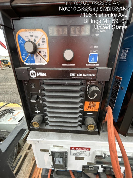 2025 MILLER ELECTRIC XMT 400
