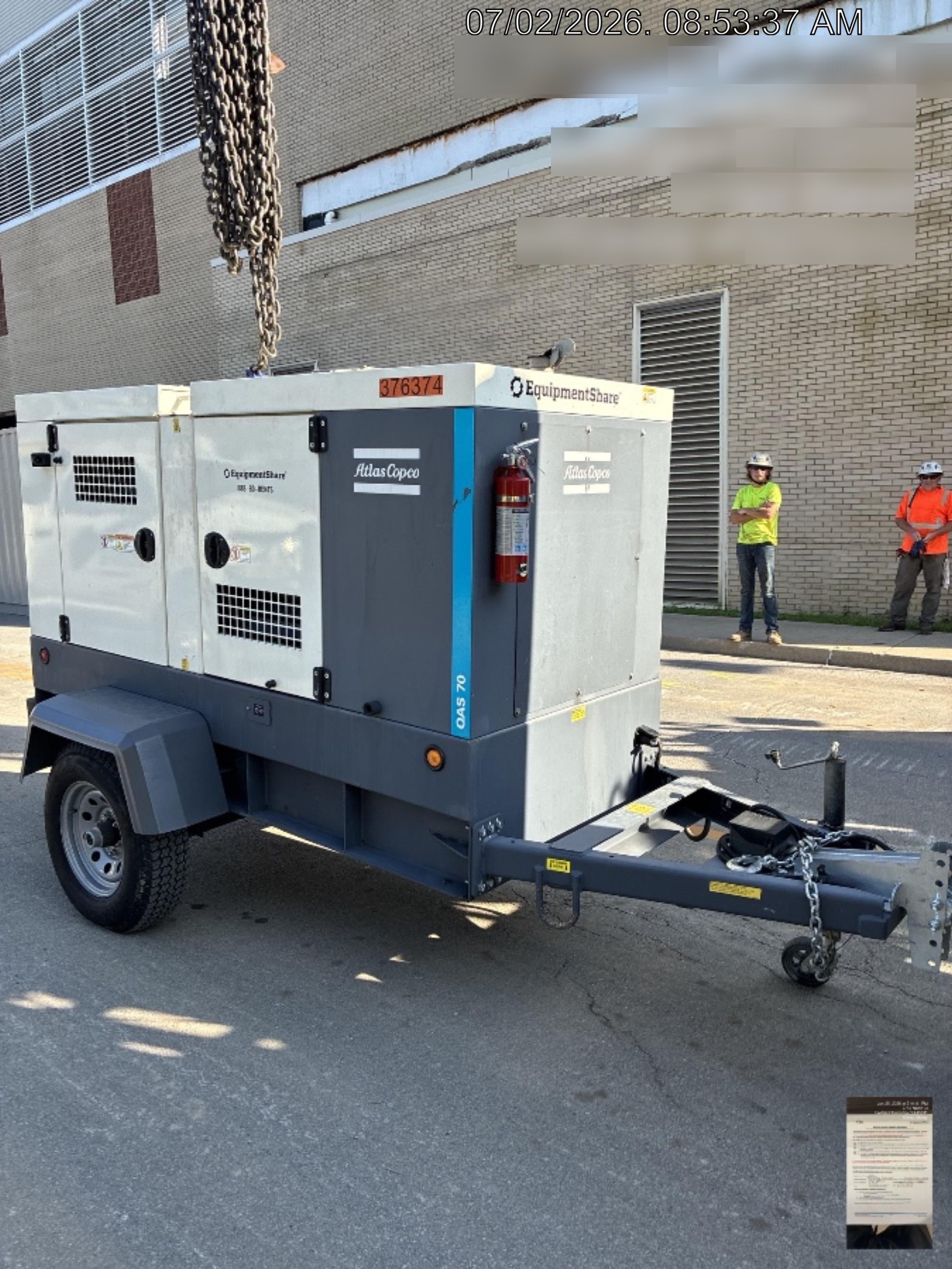 2023 ATLAS COPCO QAS 70