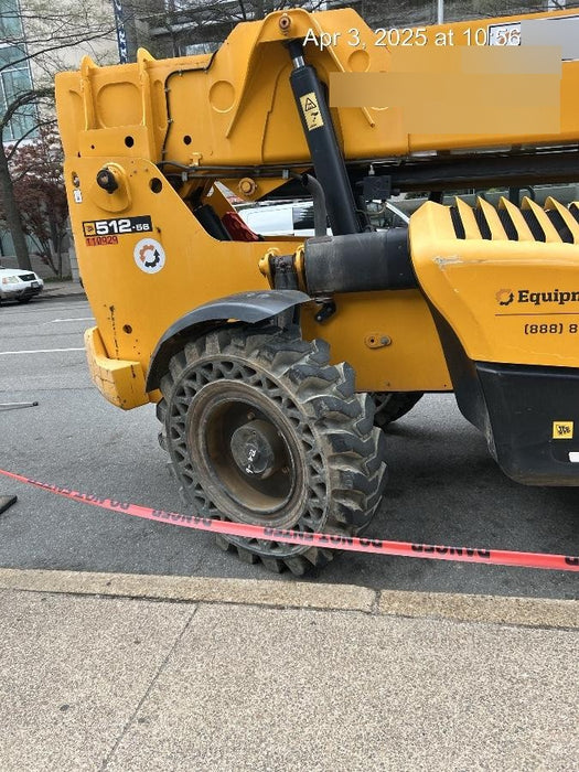 2020 JCB 512-56 Canopy, 74Hp, Solid Tires, Work Lights, Beacon, Aux Hydraulics, Back up Alarm, Lifting Eye, ES Decals