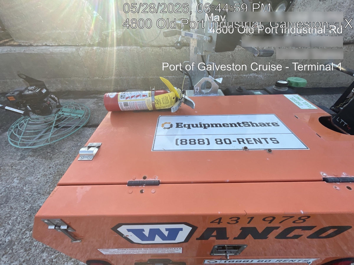 2024 Wanco WLTT-4MM4K Diesel, Deep Sea Controller, Shore Power Plug, Auto Start, (4) 350W LED Floodlights, 4kW Generator, 60 Gal Fuel Tank, 2" Ball, T3