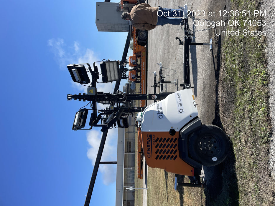 2023 Generac MLT2 Diesel, Flex Switch 120V Input, Powerzone Controller, (4) 320W LED Lights, 4kW Generator, 39.9 Gal Fuel Tank, 2" Ball, T3