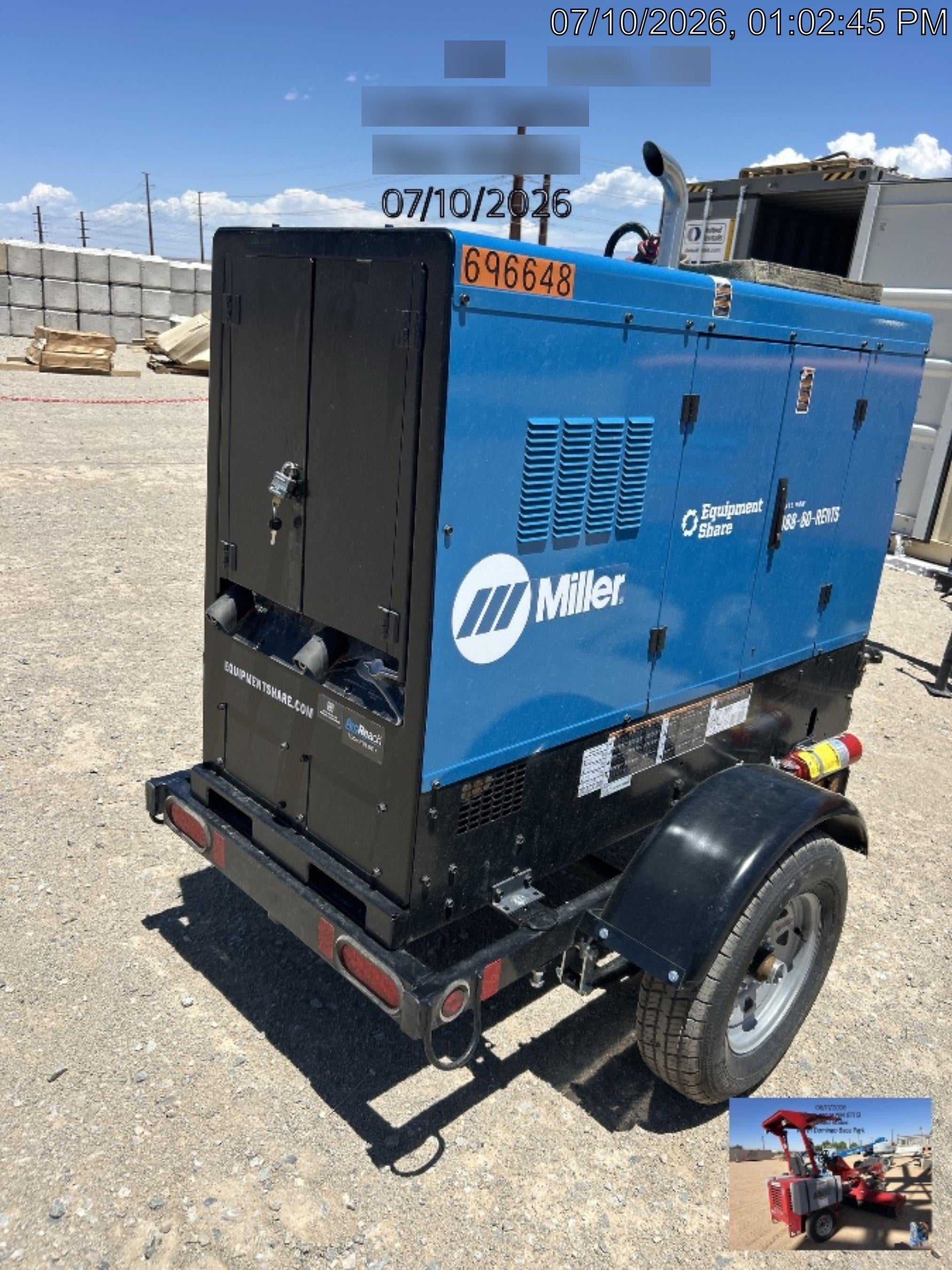 2026 MILLER ELECTRIC BIG BLUE 500