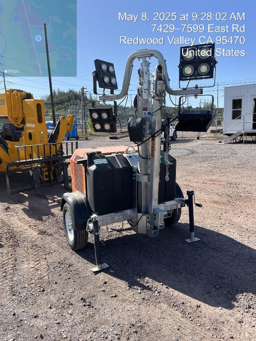 2024 Wanco WLTT-4MM4K Diesel, Deep Sea Controller, Shore Power Plug, Auto Start, (4) 350W LED Floodlights, 4kW Generator, 60 Gal Fuel Tank, 2" Ball, T3