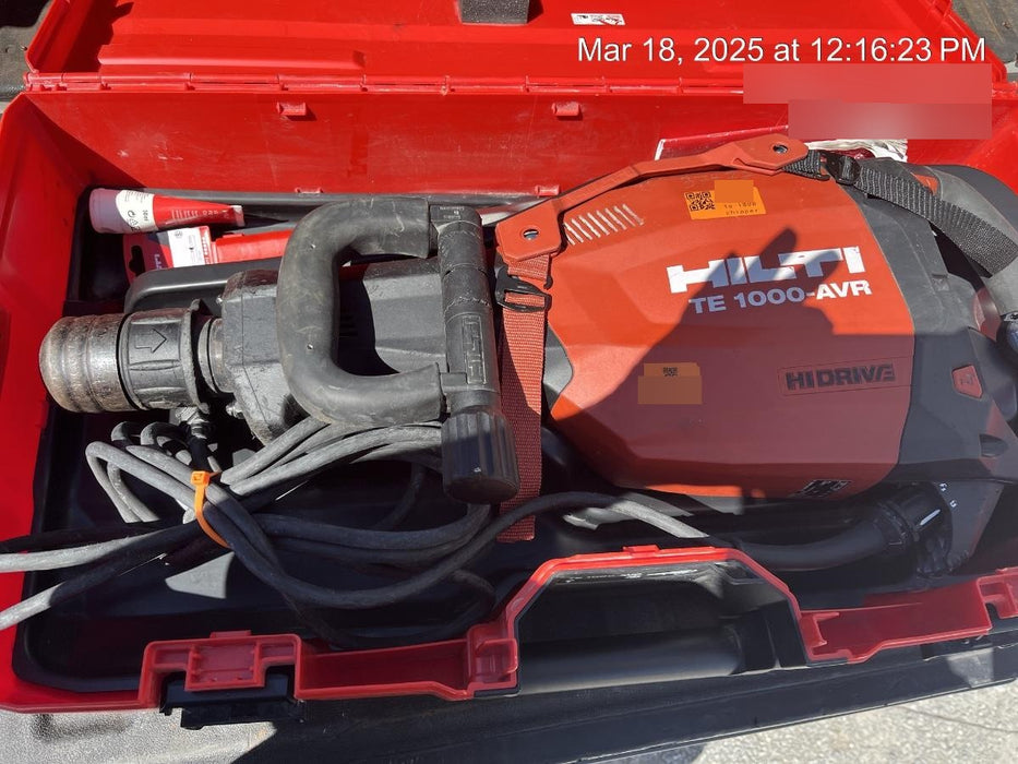 2019 HILTI TE 1000-AVR