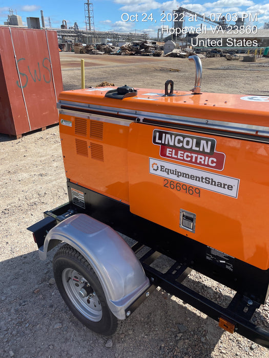 2022 Lincoln Electric LE400 Kubota V1505, Trlr, Cable Rack, Light Kit, ES Decals, T3