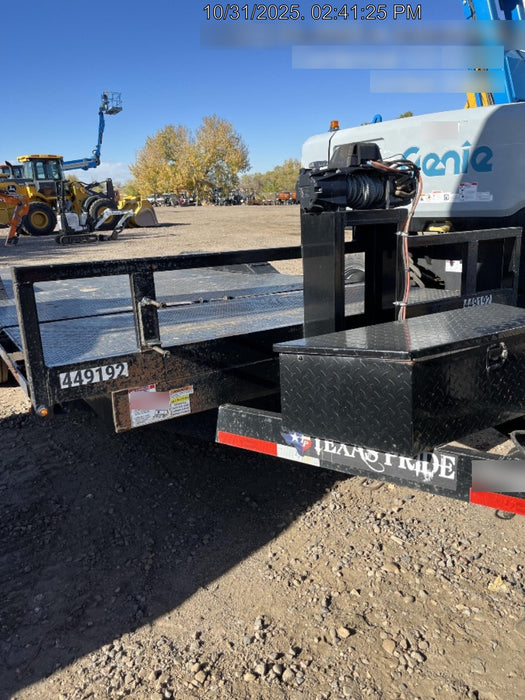 2025 TEXAS PRIDE TRAILERS 21' Lowboy Gravity Tilt Bed 14K Bumper Pull Trailer