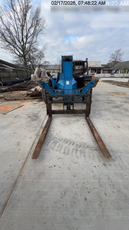 2018 Genie GTH-1056 Genie GTH-1056 w/Open ROPS, Solid Tires, Work Light/Beacon, 60" Carriage and Forks