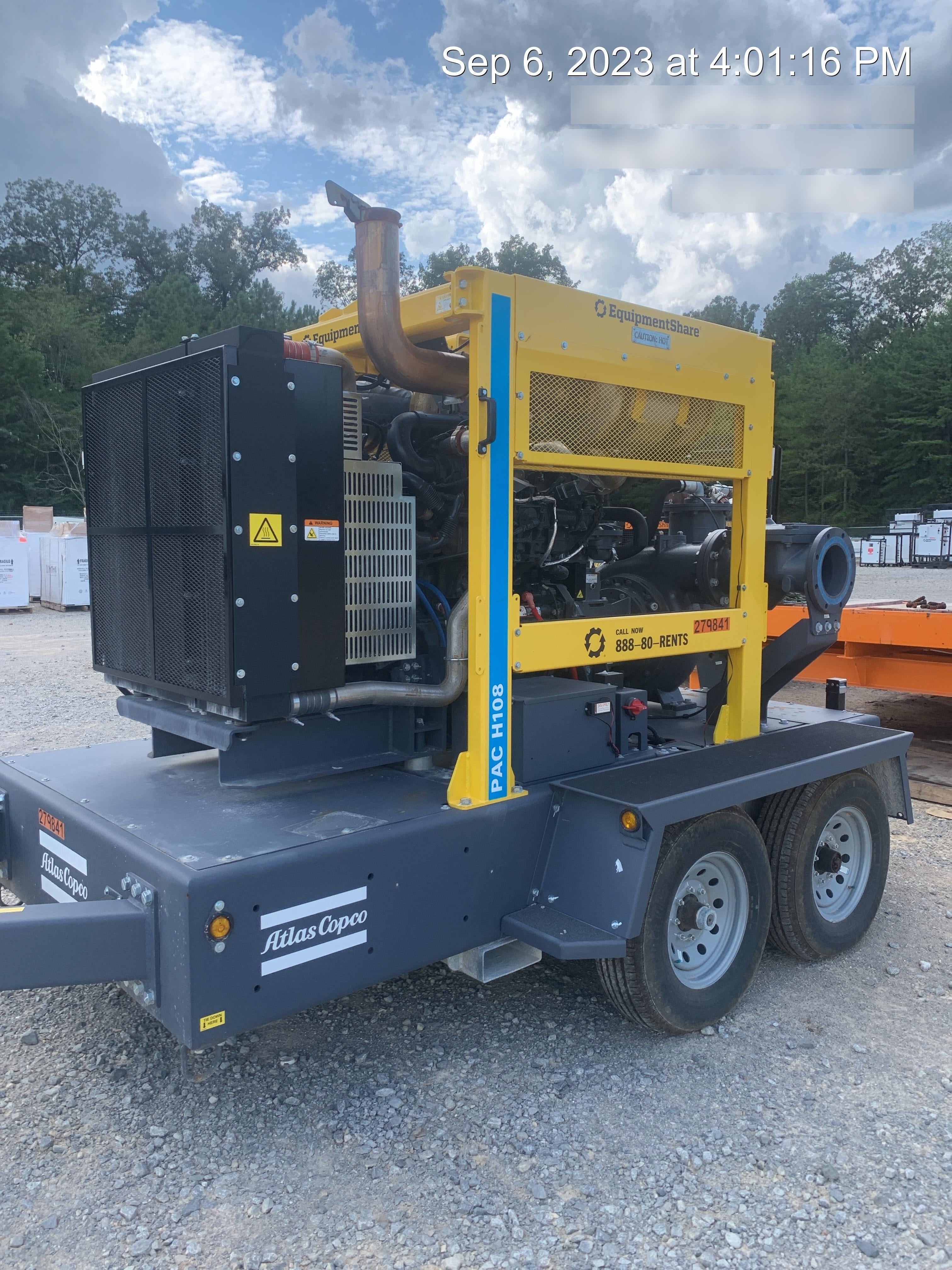 2022 ATLAS COPCO PAC H108 JD