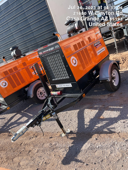 2023 Lincoln Electric Vantage 549X Crosslink Technology, Trailer Mounted, ES Decals, T3