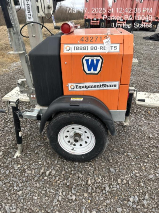 2024 Wanco WLTT-4MM4K Diesel, Deep Sea Controller, Shore Power Plug, Auto Start, (4) 350W LED Floodlights, 4kW Generator, 60 Gal Fuel Tank, 2" Ball, T3