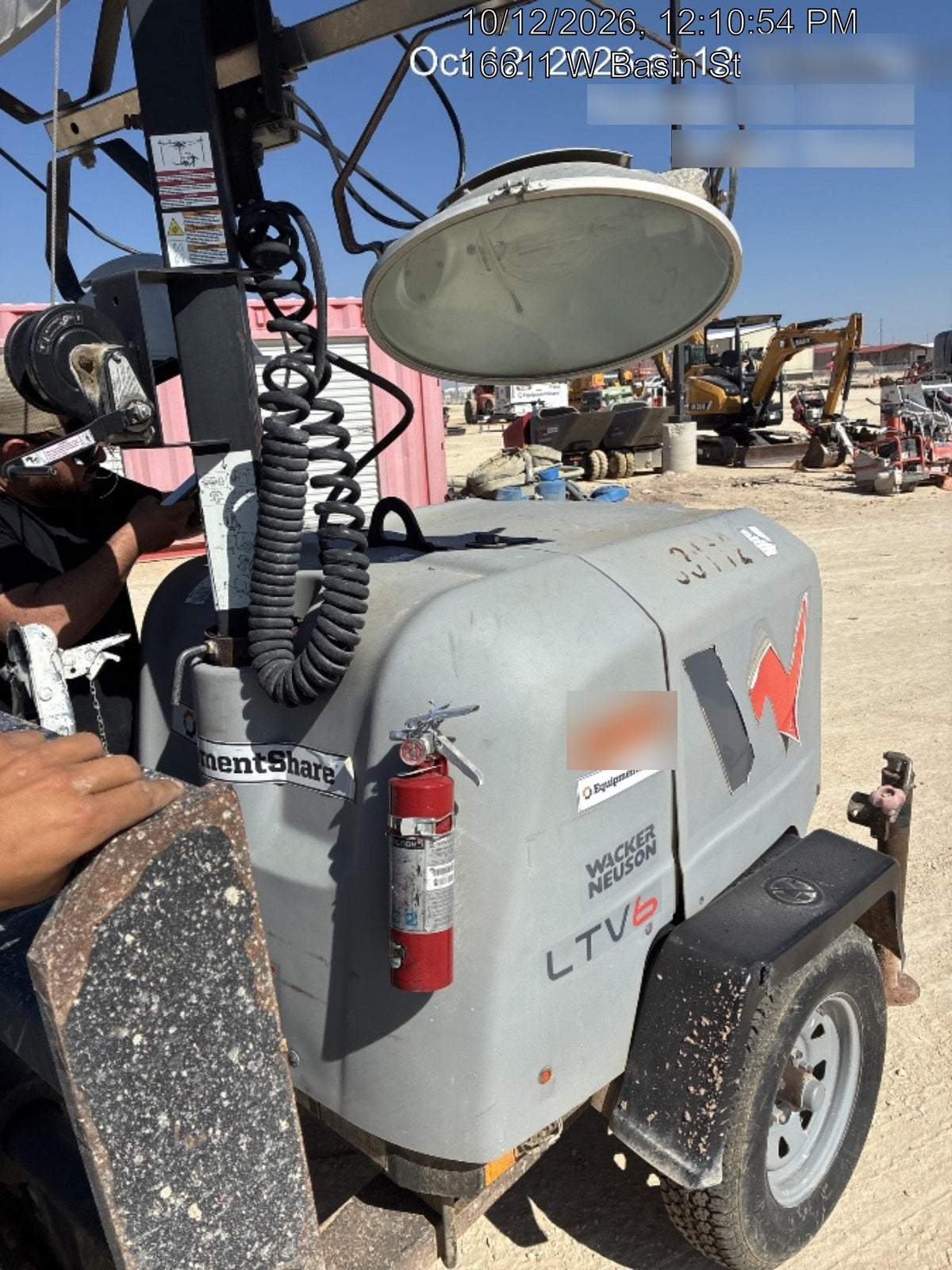 2019 Wacker Neuson LTV6L-MH Standard Options, ES Track Hardware, Fuel Level Sensor