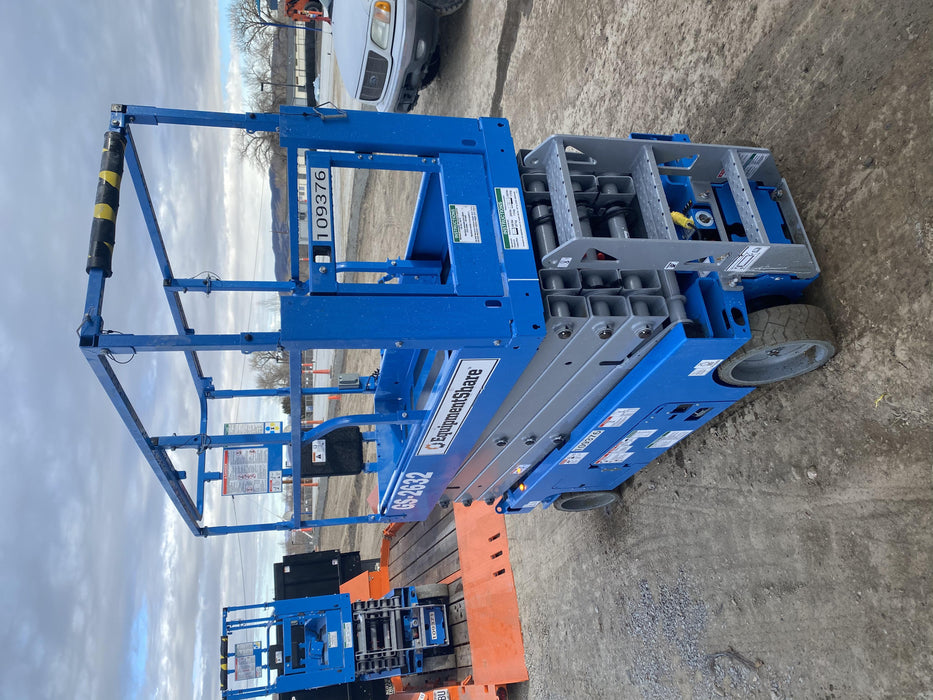 2020 Genie GS-2632 Solid NM Tires, Folding Rails with Half-Height Swing Gate, Beacon, 800W Invertor