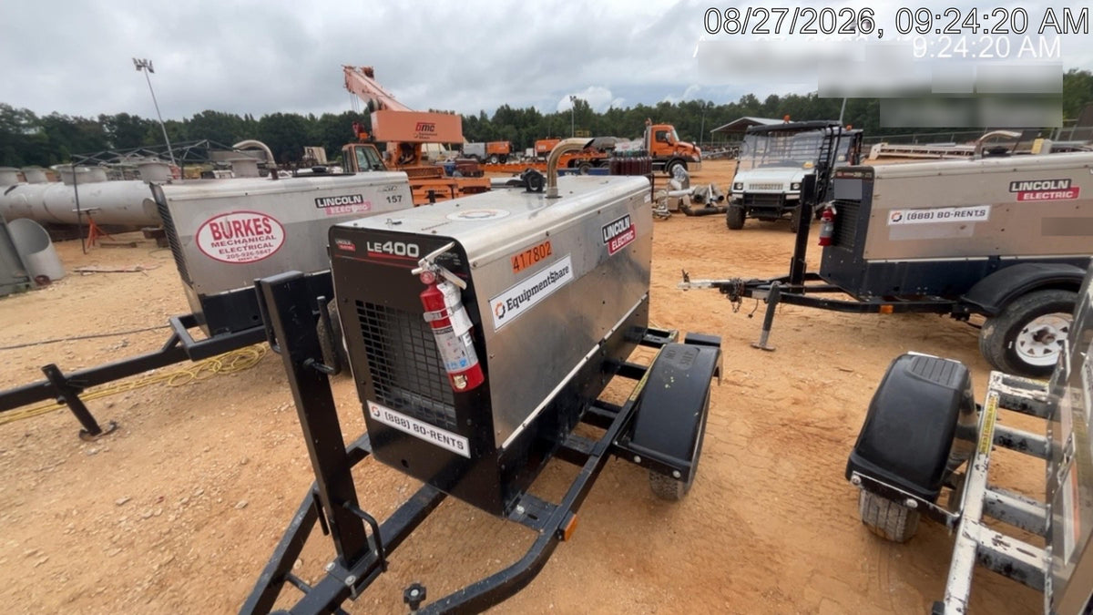 2024 Lincoln Electric LE400 Kubota V1505, Trlr, Cable Rack, Light Kit, ES Decals, T3