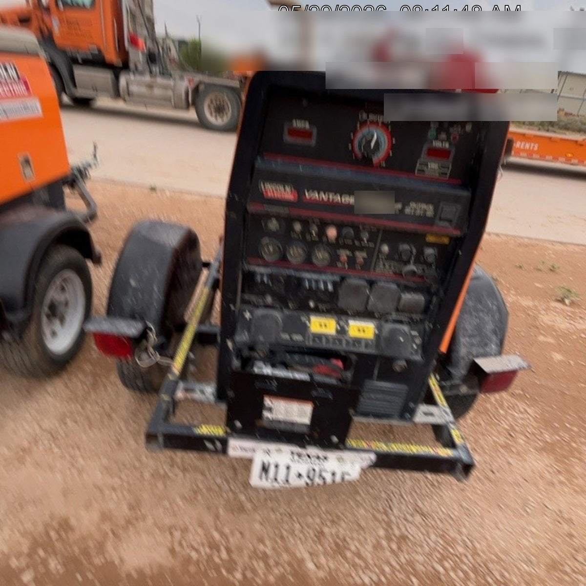 2021 Lincoln Electric Vantage 322 Vantage 322 Ready Pak 3 w/ Decals, ORANGE (includes trailer, cable rack, fender light kit) NO Telematics