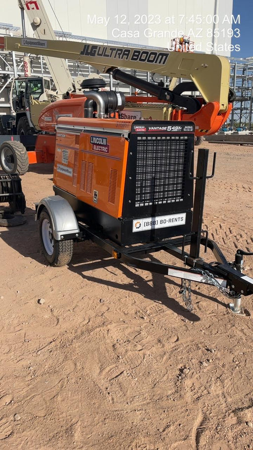 2023 Lincoln Electric Vantage 549X Crosslink Technology, Trailer Mounted, ES Decals, T3