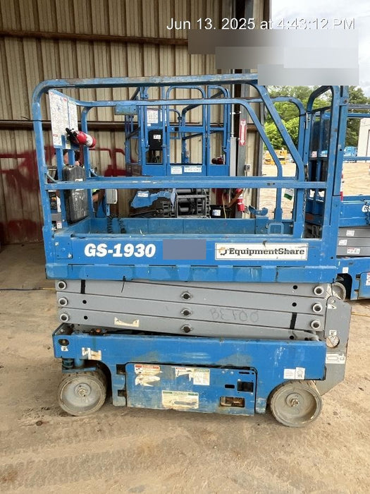 2019 Genie GS-1930 Fixed Rails with Chain Entry