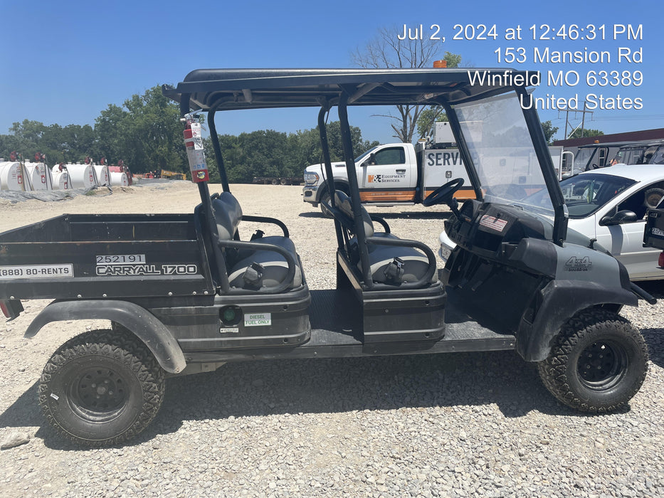 2023 Club Car CA1700D Canopy, Diesel, 4 Passenger