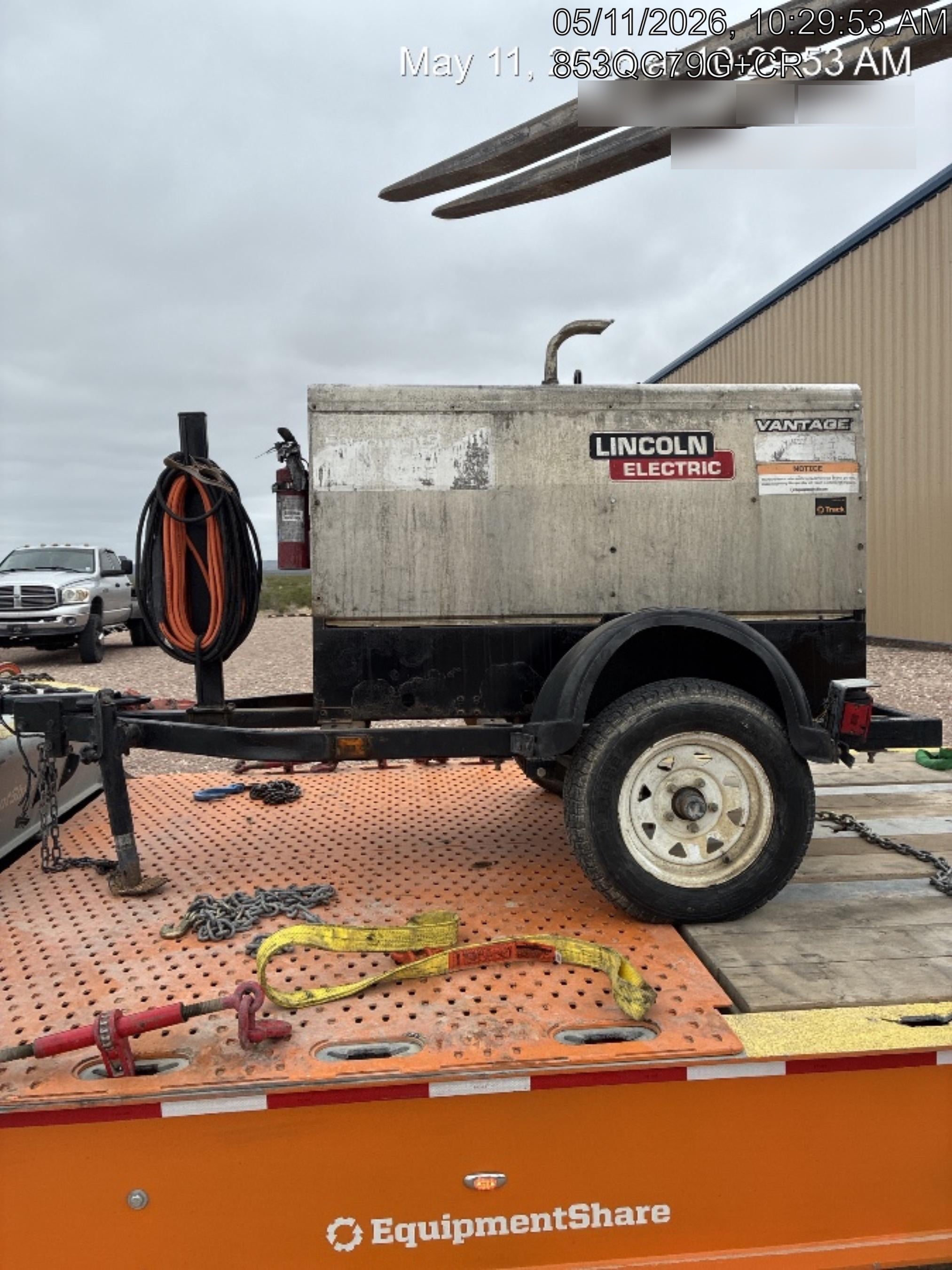 Lincoln Electric Vantage 322 Lincoln Vantage 322 Welder Ready Pak 3 - Vantage 322, Trailer