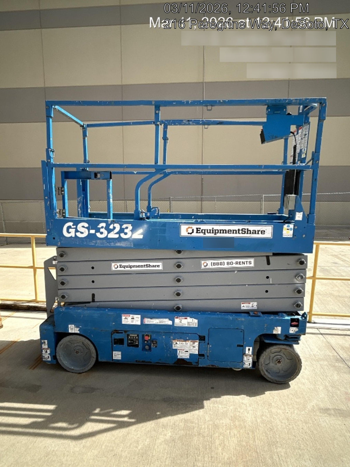 2019 Genie GS-3232 Standard Options