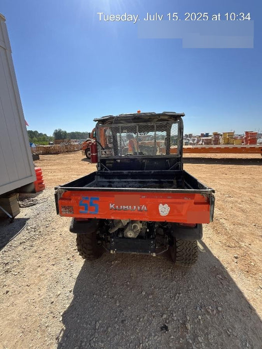 2019 Kubota RTV-X900G-H - 2 Passenger 4wd Utility Cart, LED Strobe, Windshield Tempered Glass, Plastic Canopy, Backup Alarm