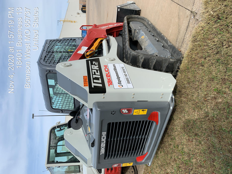 2020 Takeuchi TL12R2-CRR Cab/Heat/Air, Hydraulic QC, Ride Control