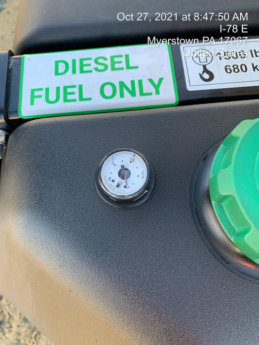 2021 Allmand NLV3GR (4) LED Light Fixture 350W, 23' Vertical Mast, 3kW Prime, Towable, Deep Sea L401, Leveling Jacks, Yanmar T4F 5.8hp