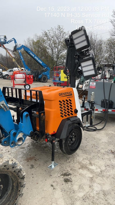 2023 Generac MLT2 Diesel, Flex Switch 120V Input, Powerzone Controller, 
(4) 320W LED Lights, 4kW Generator, 39.9 Gal Fuel Tank, 2" Ball, T3