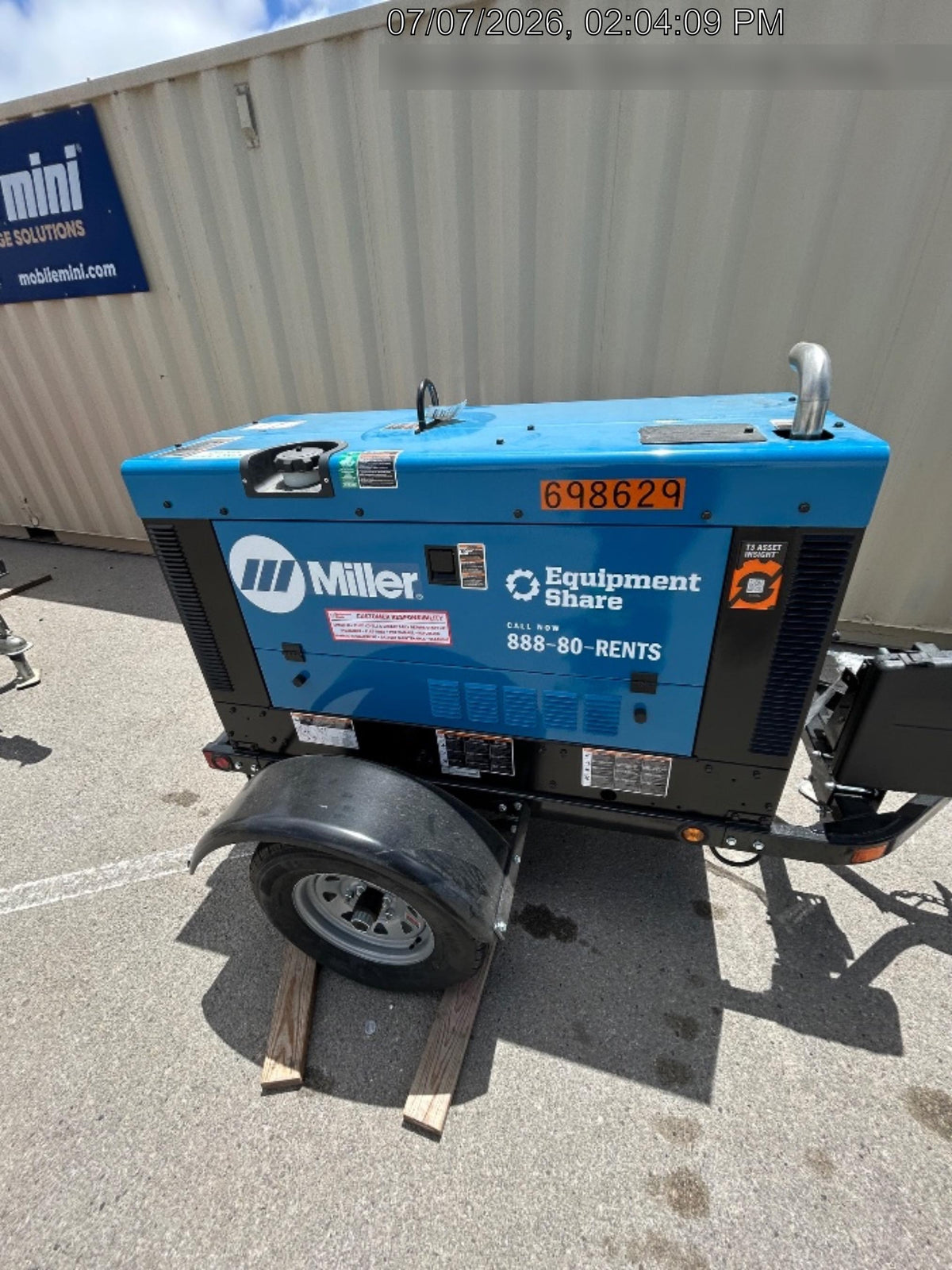2026 MILLER ELECTRIC BIG BLUE 400