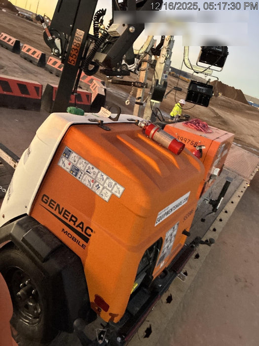 2024 Generac MLT2 Diesel, Flex Switch 120V Input, Powerzone Controller, 
(4) 320W LED Lights, 4kW Generator, 39.9 Gal Fuel Tank, 2" Ball, T3