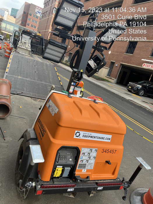 2023 Generac MLT2 Diesel, Flex Switch 120V Input, Powerzone Controller, (4) 320W LED Lights, 4kW Generator, 39.9 Gal Fuel Tank, 2" Ball, T3