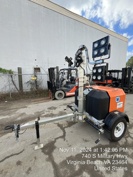 2024 Wanco WLTT-4MM4K Diesel, Deep Sea Controller, Shore Power Plug, Auto Start, (4) 350W LED Floodlights, 4kW Generator, 60 Gal Fuel Tank, 2" Ball, T3