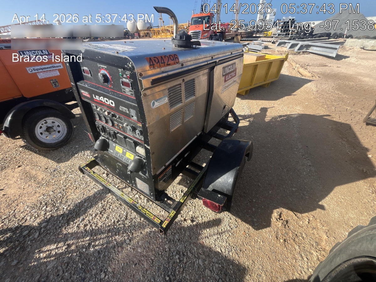 2025 Lincoln Electric LE400 Diesel, Kubota V1505, 22 HP, Trlr, Cable Rack, Light Kit, ES Decals, T3