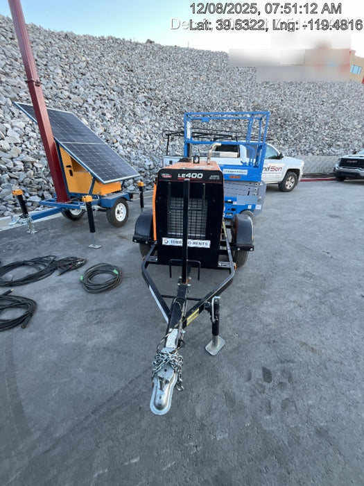 2022 Lincoln Electric LE400 Kubota V1505, Trlr, Cable Rack, Light Kit, ES Decals, T3