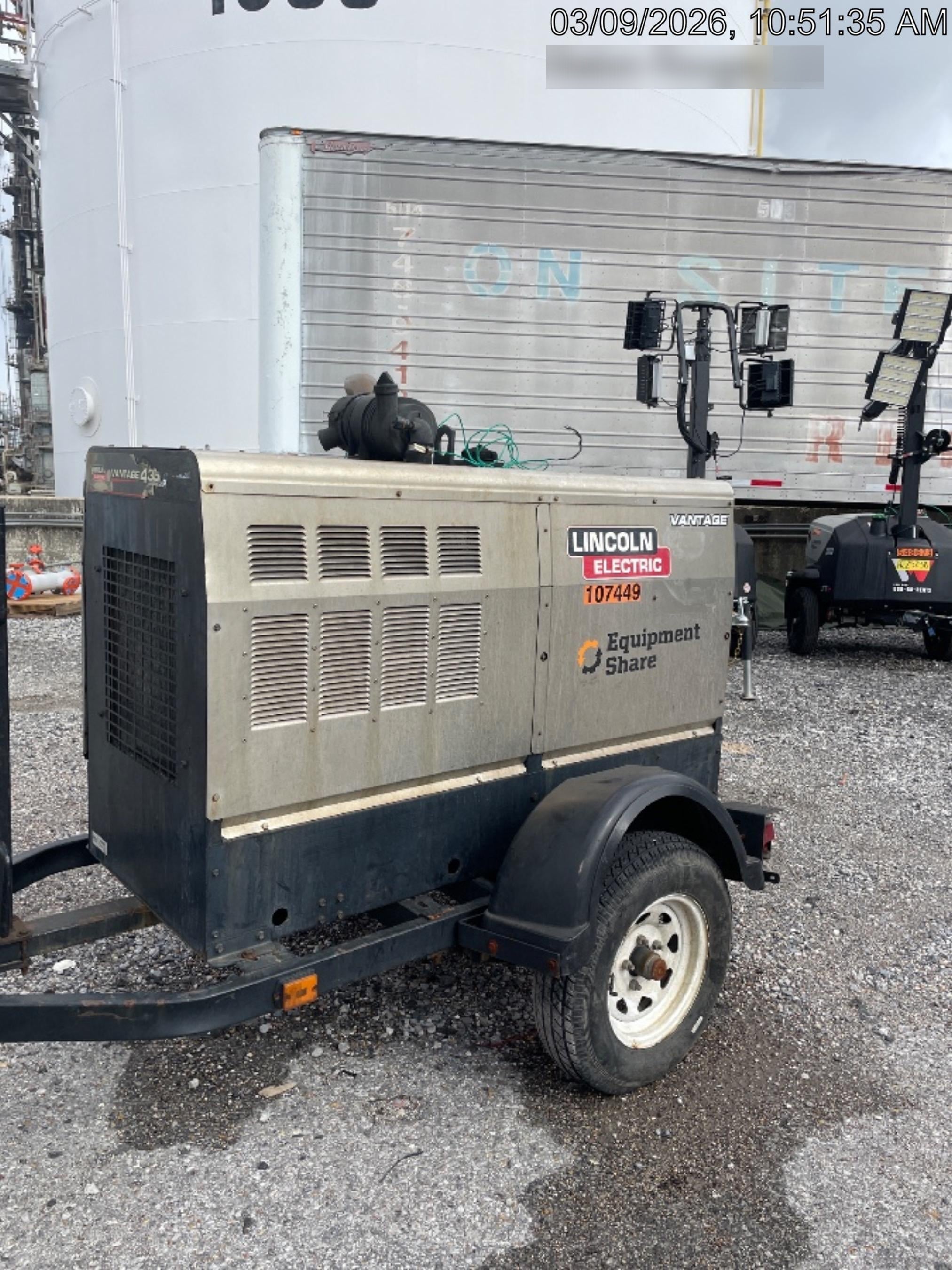 2020 Lincoln Electric Vantage 435 Ready Pak 3