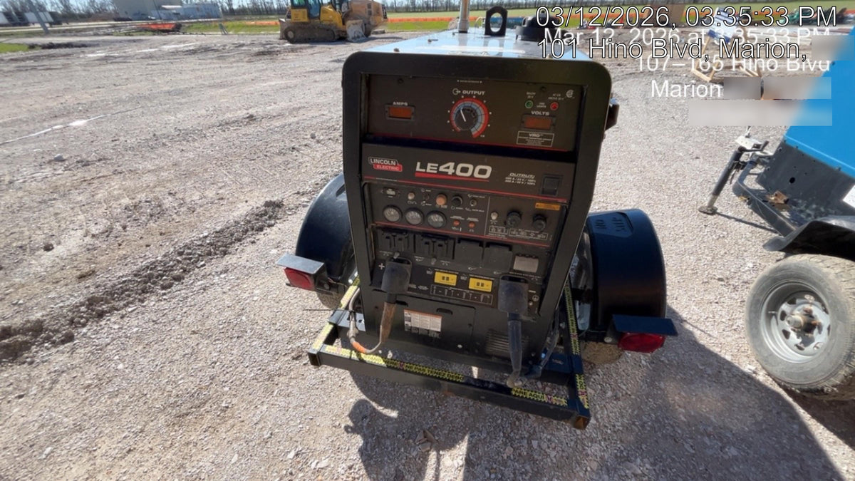 2024 Lincoln Electric LE400 Kubota V1505, Trlr, Cable Rack, Light Kit, ES Decals, T3